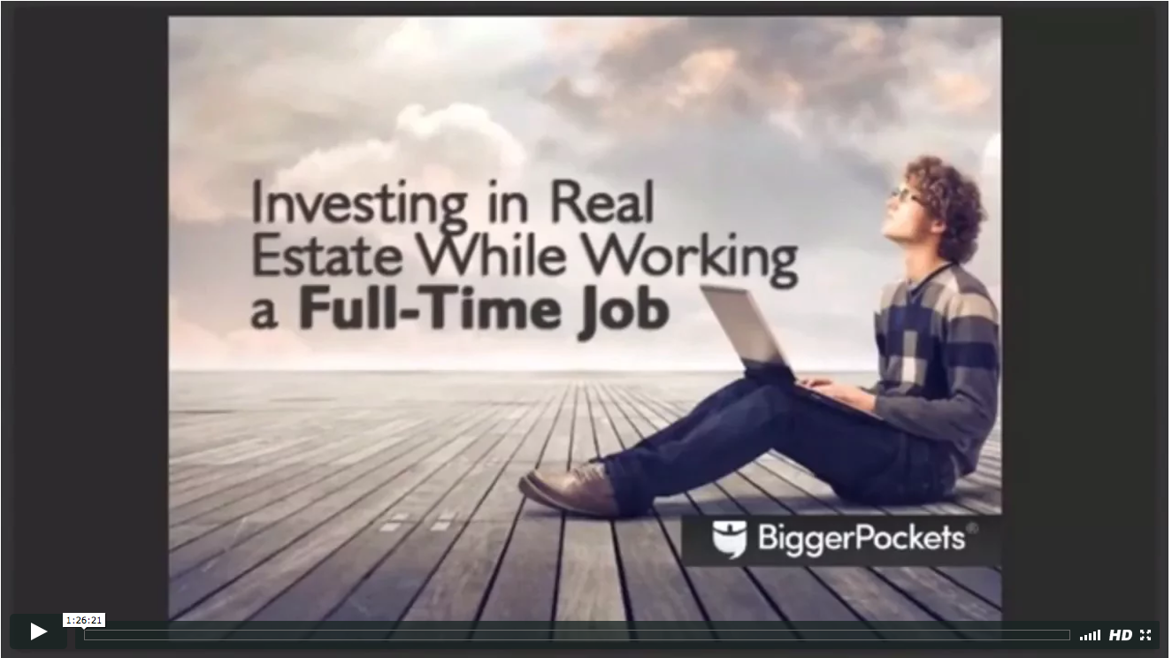 How to invest in real estate while working a full time job