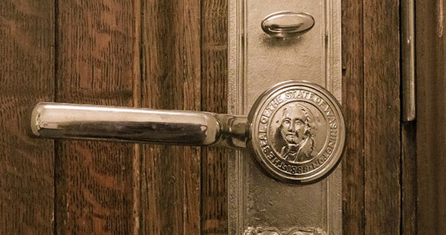 Lead door knob