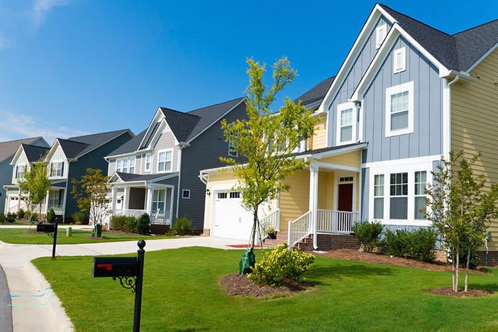 Landscaping Trends That Increase the Value of Your Home Street of residential houses