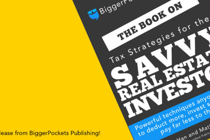 JUST RELEASED: Brand NEW BiggerPockets Book on Real Estate Tax Strategies! TaxBookBlogPhoto